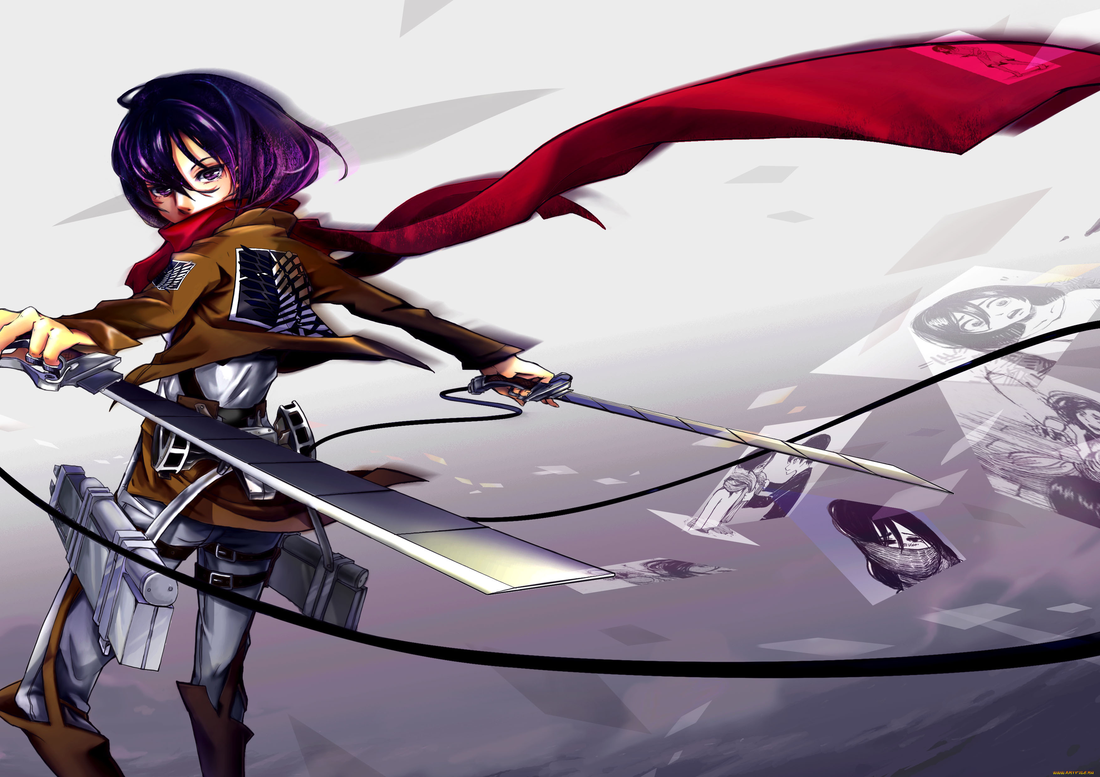 , shingeki no kyojin, , , , , , , mikasa, ackerman, 